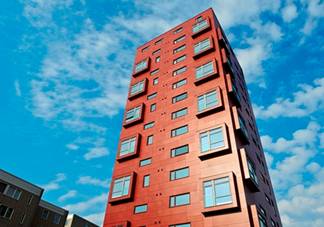 VIVIX®-gevelpanelen voor flatgebouw in Malmö